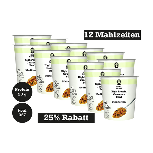 Mediterran High Protein Couscous Bowl (Für Vorbesteller!)