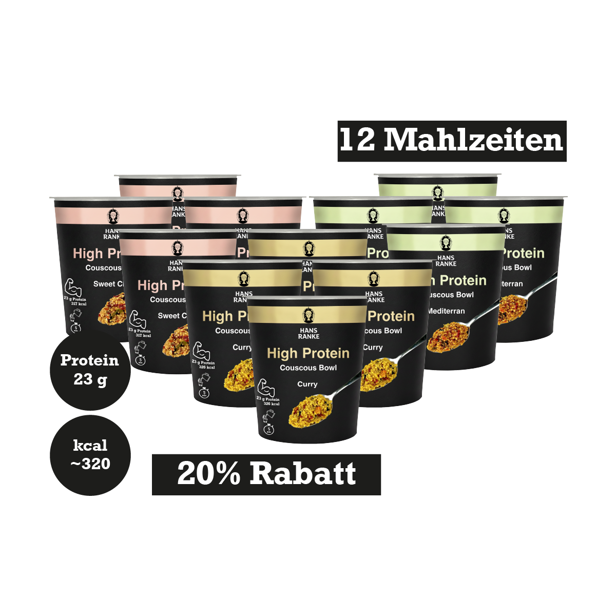 Probierpaket High Protein Couscous Bowl (Für Vorbesteller!)