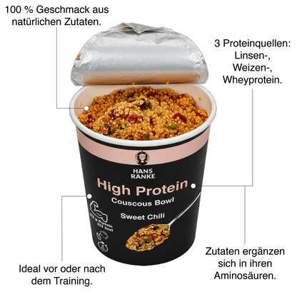 12 x Sweet Chili High Protein Couscous Bowl (Für Vorbesteller!)