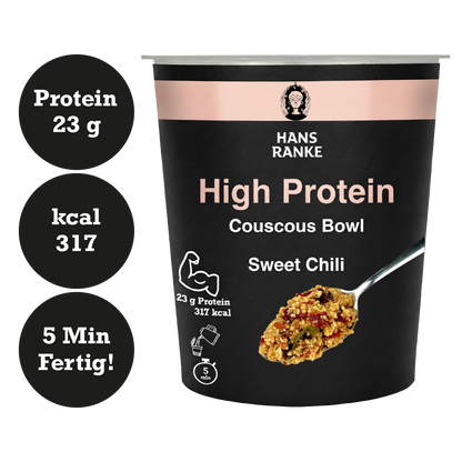 12 x Sweet Chili High Protein Couscous Bowl (Für Vorbesteller!)
